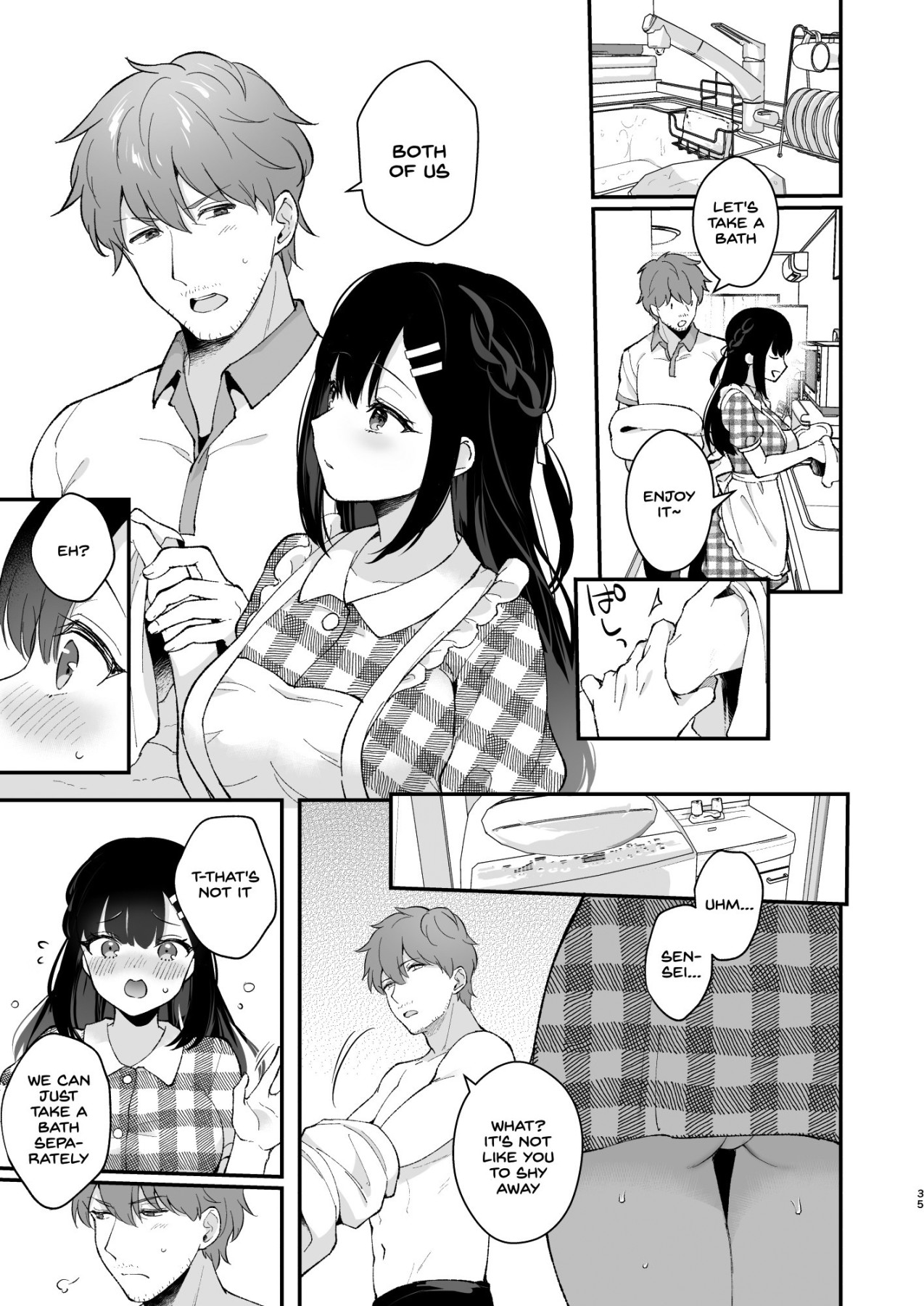 Hentai Manga Comic-Playing House With An Uninvited Student-Read-32